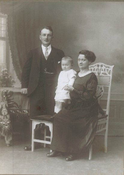 Georg Roggenbuck und Familie 1921
